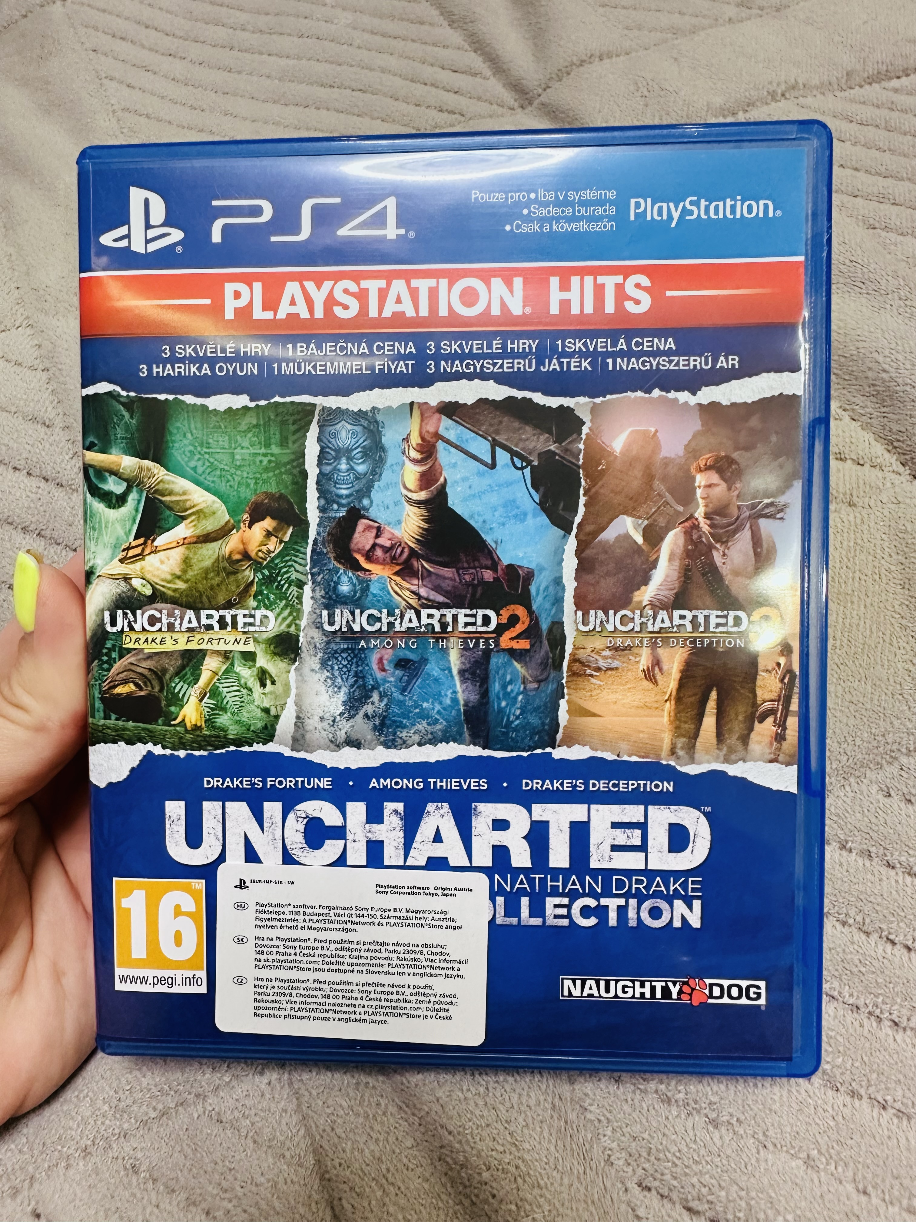 Диск на PS5 Uncharted