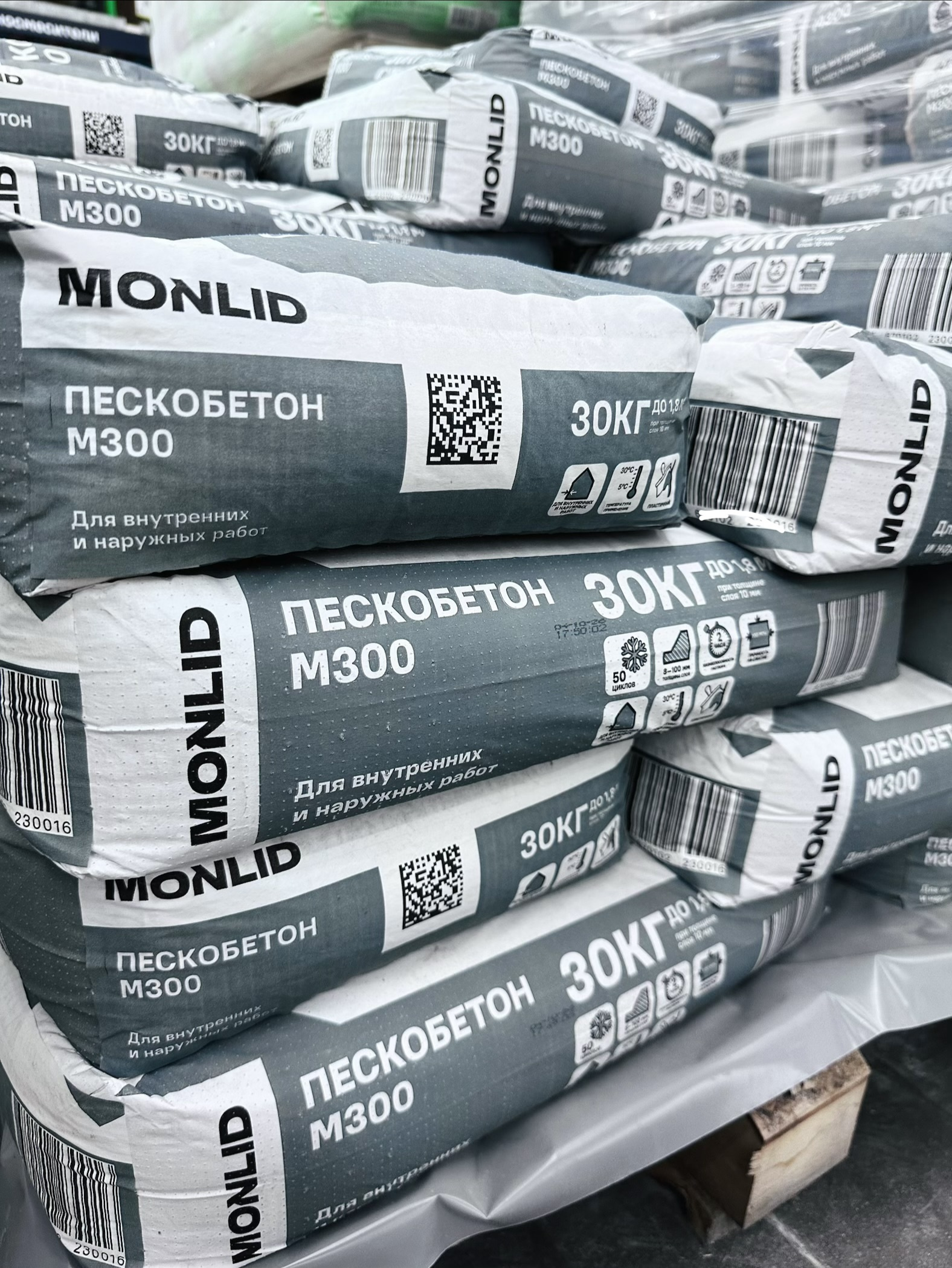 Пескобетон Monlid М300